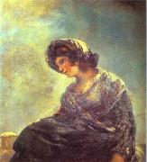 Francisco Jose de Goya The Milkmaid of Bordeaux. France oil painting artist